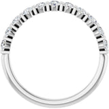 14K White Gold 3/8 CTW Lab-Grown Diamond Anniversary Band