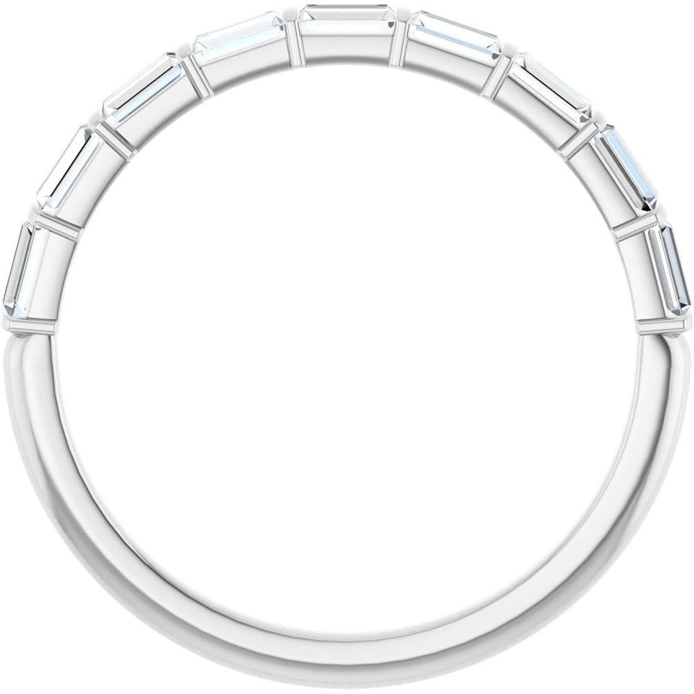 14K White Gold 3/8 CTW Lab-Grown Diamond Anniversary Band