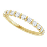 14K Yellow Gold 3/8 CTW Lab-Grown Diamond Anniversary Band