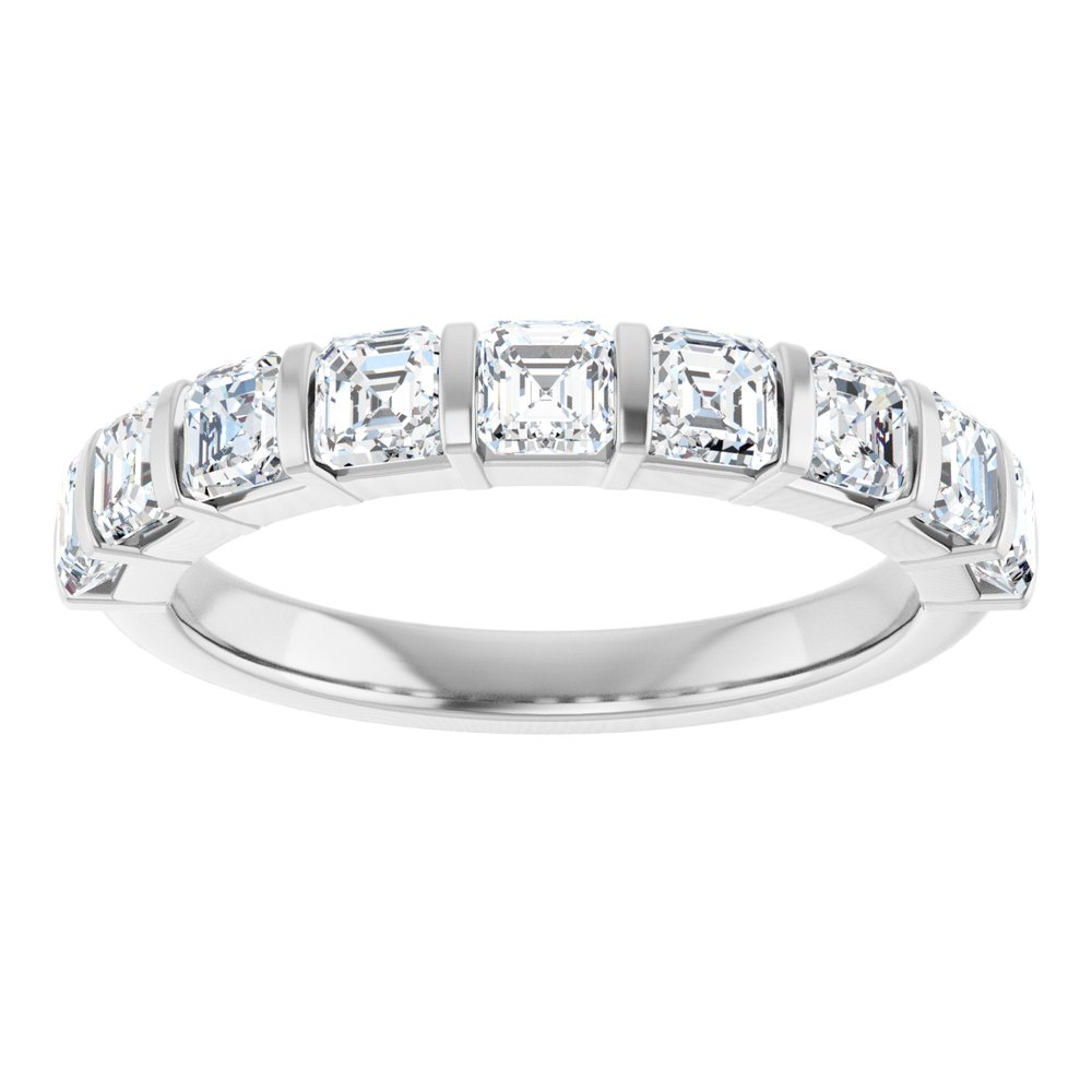14K White Gold 1 1/3 CTW Lab-Grown Diamond Anniversary Band