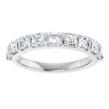 14K White Gold 1 1/3 CTW Lab-Grown Diamond Anniversary Band