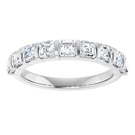14K White Gold 1 1/3 CTW Lab-Grown Diamond Anniversary Band