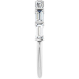 Platinum 3/4 CTW Lab-Grown Diamond Anniversary Band