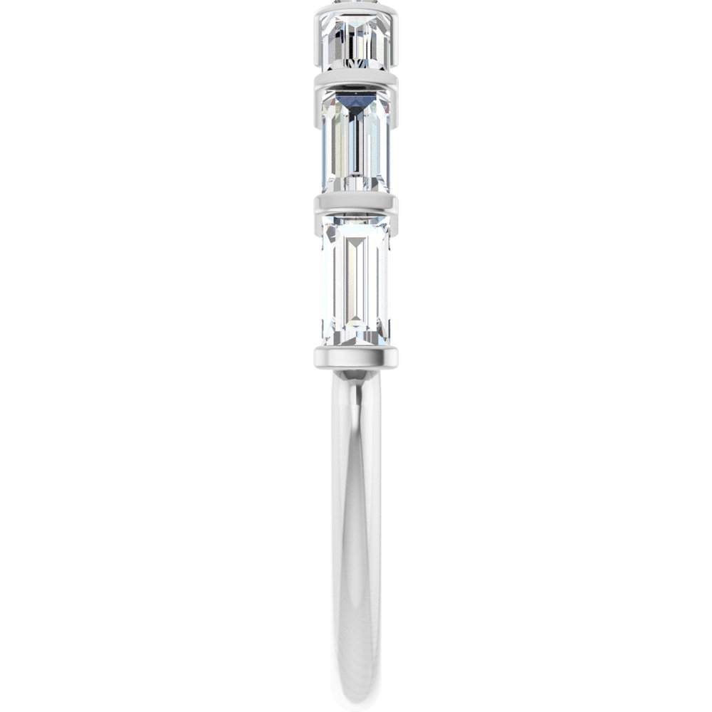 14K White Gold 3/4 CTW Lab-Grown Diamond Anniversary Band