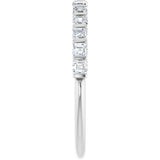 14K White 5/8 CTW Natural Diamond Anniversary Band