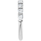 14K White Gold 3/4 CTW Lab-Grown Diamond Anniversary Band