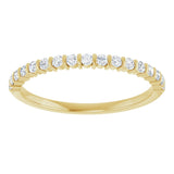 14K Yellow 1/5 CTW Lab-Grown Diamond Anniversary Band