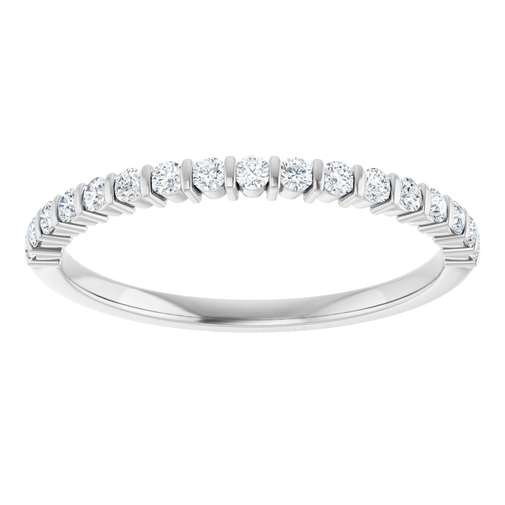 14K White 1/5 CTW Lab-Grown Diamond Anniversary Band