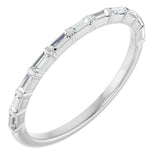 14K White Gold 1/5 CTW Lab-Grown Diamond Anniversary Band