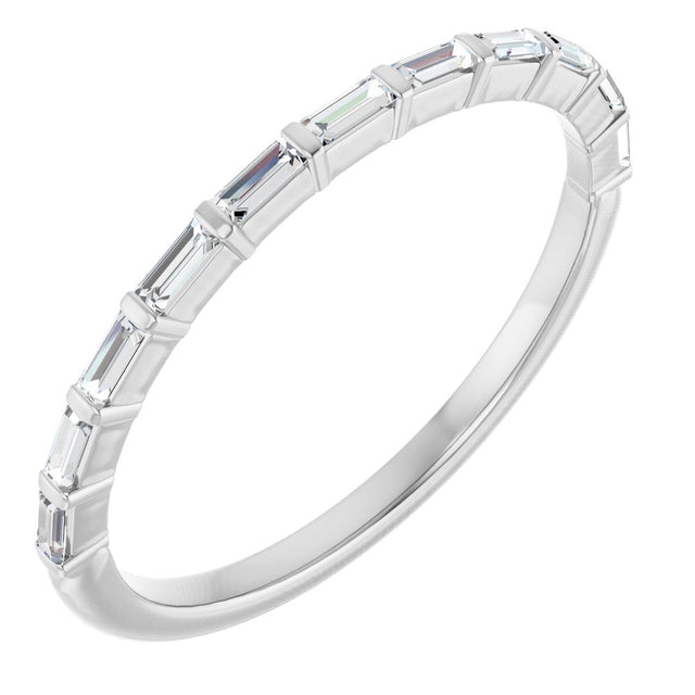 14K White Gold 1/5 CTW Lab-Grown Diamond Anniversary Band