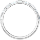 14K White Gold 1/2 CTW Lab-Grown Diamond Anniversary Band