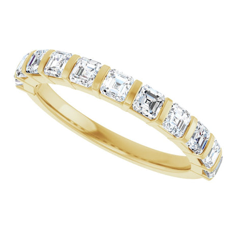 14K Yellow Gold 1 1/8 CTW Lab-Grown Diamond Anniversary Band