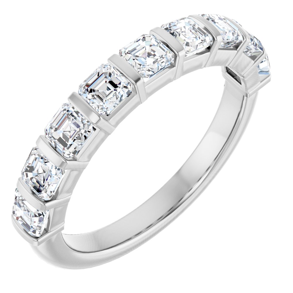 14K White Gold 1 1/3 CTW Lab-Grown Diamond Anniversary Band