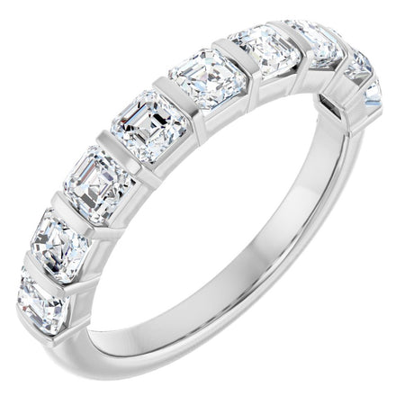 14K White Gold 1 1/3 CTW Lab-Grown Diamond Anniversary Band