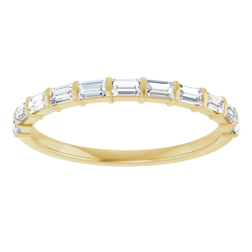 14K Yellow Gold 1/3 CTW Natural Diamond Anniversary Band