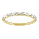 14K Yellow Gold 1/3 CTW Natural Diamond Anniversary Band