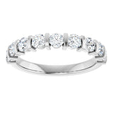 Platinum 3/4 CTW Lab-Grown Diamond Anniversary Band