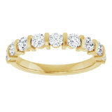 14K Yellow 3/4 CTW Lab-Grown Diamond Anniversary Band