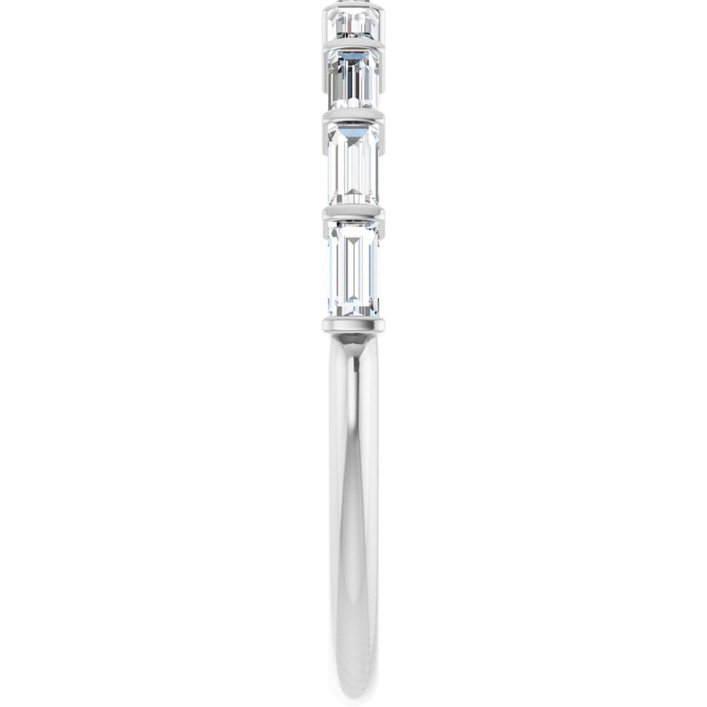 Platinum 3/8 CTW Lab-Grown Diamond Anniversary Band