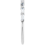 Platinum 3/8 CTW Lab-Grown Diamond Anniversary Band