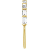 14K Yellow Gold 1/3 CTW Natual Diamond Anniversary Band
