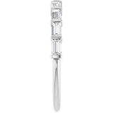 14K White Gold 1/3 CTW Natual Diamond Anniversary Band