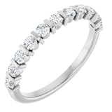 14K White Gold 3/8 CTW Lab-Grown Diamond Anniversary Band