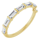 14K Yellow 5/8 CTW Natural Diamond Anniversary Band