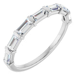 Platinum 3/4 CTW Lab-Grown Diamond Anniversary Band