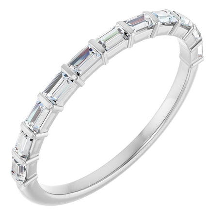 14K White Gold 1/3 CTW Lab-Grown Diamond Anniversary Band