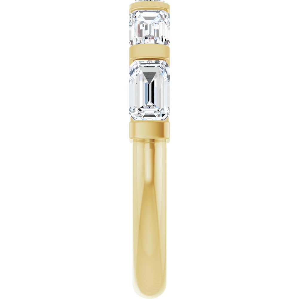 14K Yellow Gold 1 1/2 CTW Lab-Grown Diamond Anniversary Band