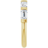 14K Yellow Gold 1 1/2 CTW Lab-Grown Diamond Anniversary Band