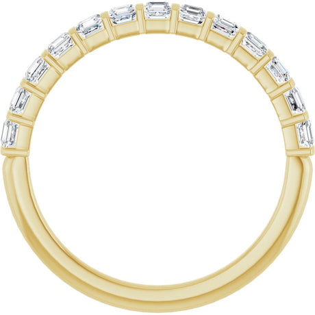 14K Yellow Gold 5/8 CTW Lab-Grown Diamond Anniversary Band