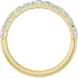 14K Yellow Gold 5/8 CTW Lab-Grown Diamond Anniversary Band