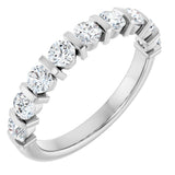 14K White Gold 3/4 CTW Natural Diamond Anniversary Band
