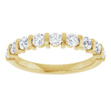 14K Yellow Gold 3/4 CTW Lab-Grown Diamond Anniversary Band