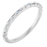 14K White Gold 1/5 CTW Lab-Grown Diamond Anniversary Band