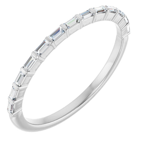 14K White Gold 1/5 CTW Lab-Grown Diamond Anniversary Band