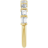 14K Yellow Gold 1 CTW Lab-Grown Diamond Anniversary Band