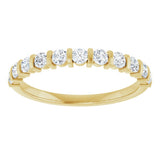 14K Yellow Gold 3/8 CTW Lab-Grown Diamond Anniversary Band