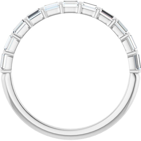 14K White Gold 1/3 CTW Lab-Grown Diamond Anniversary Band