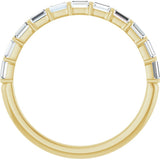 14K Yellow Gold 1/3 CTW Natural Diamond Anniversary Band