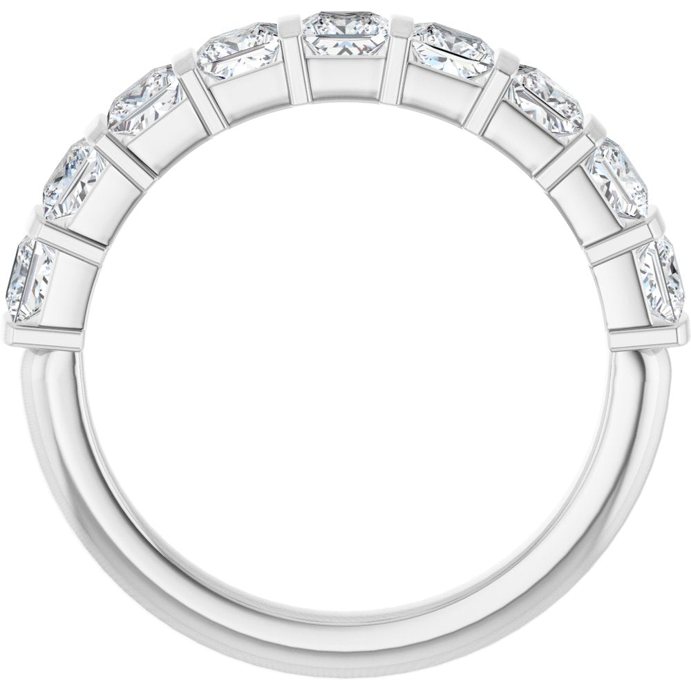 14K White Gold 1 1/3 CTW Lab-Grown Diamond Anniversary Band