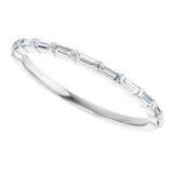 14K White Gold 1/5 CTW Lab-Grown Diamond Anniversary Band