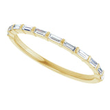 10K Yellow Gold 1/5 CTW Lab-Grown Diamond Anniversary Band