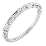 Platinum 1/2 CTW Lab-Grown Diamond Anniversary Band