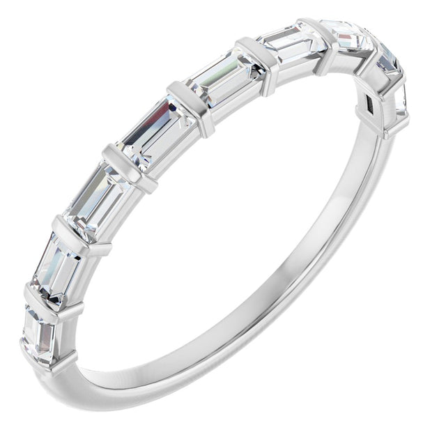 Platinum 1/2 CTW Lab-Grown Diamond Anniversary Band