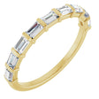 14K Yellow Gold 5/8 CTW Natural Diamond Anniversary Band
