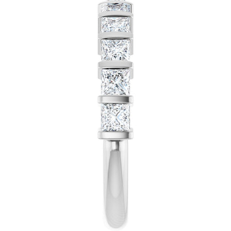 14K White Gold 1 1/2 CTW Lab-Grown Diamond Anniversary Band