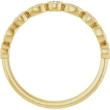 14K Yellow Gold 1/5 CTW Lab-Grown Diamond  Anniversary Band